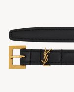 cassandre extra thin belt in smooth leather - Image 2